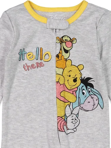 Vista 6 de Disney Winnie the Pooh Lion King Monsters Inc. Pixar Toy Story Baby Paquete de 2 overoles Sleep N' Play para recién nacidos hasta niños pequeños