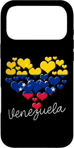 Vista 22 de Funda para iPhone 17 con diseño de corazón hispano con bandera venezolana con orgullo de Venezuela