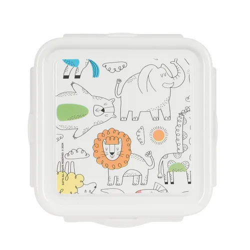 Vista 3 de Fiambrera Safta Zoo Beige 13 x 7.5 x 13 cm