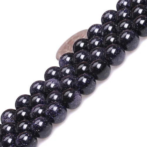 Vista 45 de Cuentas redondas africanas de turquesa natural de 4 mm para hacer joyas, piedras preciosas naturales, hebra semipreciosa, 15 pulgadas