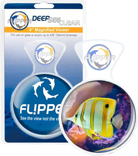 Vista 10 de Flipper - Lupa para acuario, visor magnético DeepSee, 4 pulgadas, color Negro