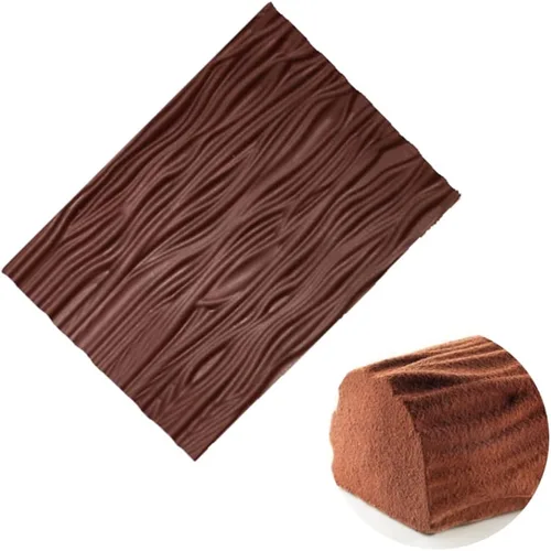 Vista 2 de Mousse Molde de silicona Mousse Swiss Roll Textura Mat Tree Pattern Lace Fondant Mat Pastelería Decoración Herramientas para hornear