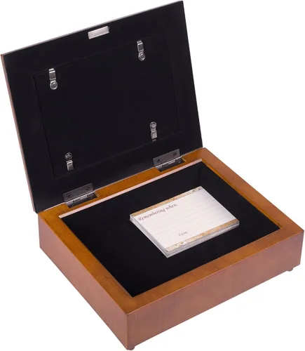 Vista 6 de Cottage Garden Heaven's Walk Bereavement in Memory - Caja de recuerdo inspiradora de madera