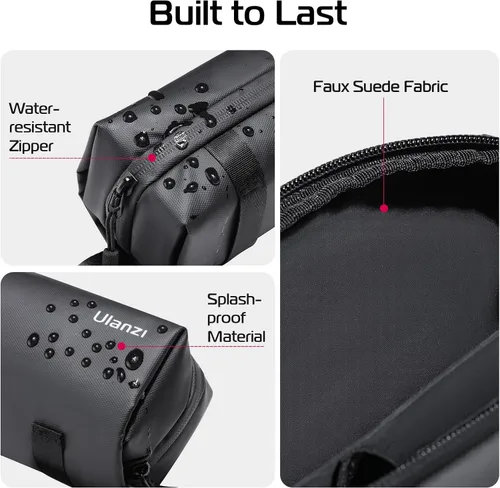 Vista 6 de ULANZI PK-04 Bolsa de transporte para DJI Osmo Pocket 3, estuche de almacenamiento portátil, protector para DJI Osmo Pocket 3 Creator Combo