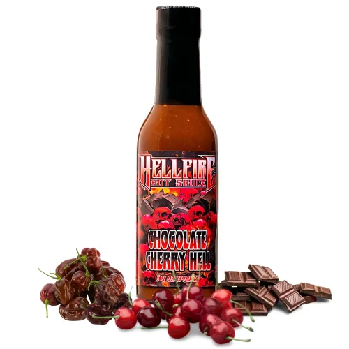 Vista 9 de Hellfire Hot Sauce Devil's Blend - Paquete de regalo de salsa picante gourmet con 4 sabores picantes (cuatro botellas de 5 onzas)