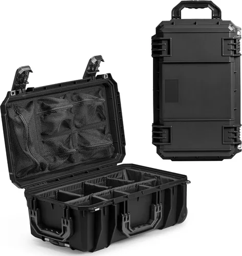 Vista 27 de Seahorse 830 - Funda rígida protectora profesional para cámara, aprobada por la TSA, especificaciones mil, resistente al agua IP67, fabricada