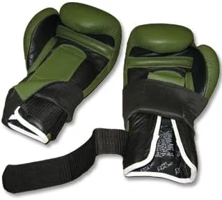 Vista 5 de Guantes de boxeo de lujo MiM-Foam Sparring - Gancho y bucle/puño elástico para Muay Thai, MMA, kickboxing, boxeo
