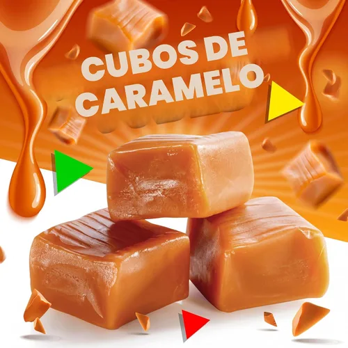 Vista 4 de Cubos de Caramelo Bolsa de 2 Libras Golosinas Clásicas Envueltas Individualmente - Aprox. 130 Unidades Sabor a vainilla, caramelo masticable