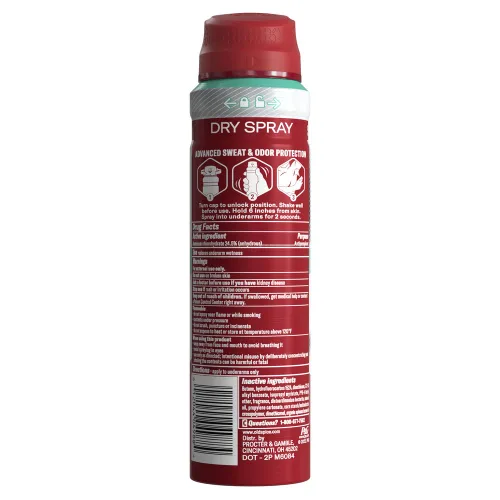 Vista 6 de Old Spice Antitranspirante y desodorante invisible para hombre, espray seco Pure Sport Plus 24/7 protección contra olores, 4.3 onzas (paquete de 3)