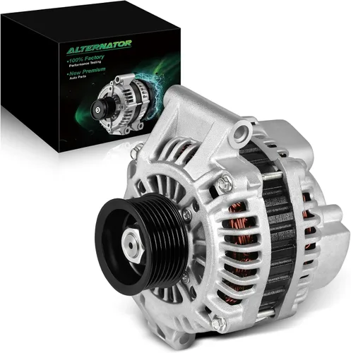 Vista 11 de Alternador de 4.0L para: Ford Explorer 2002 2003 2004, Explorer Sport Trac 2001-2004 para: Mercury Mountaineer 2001-2004, polea de 6 ranuras de 12V