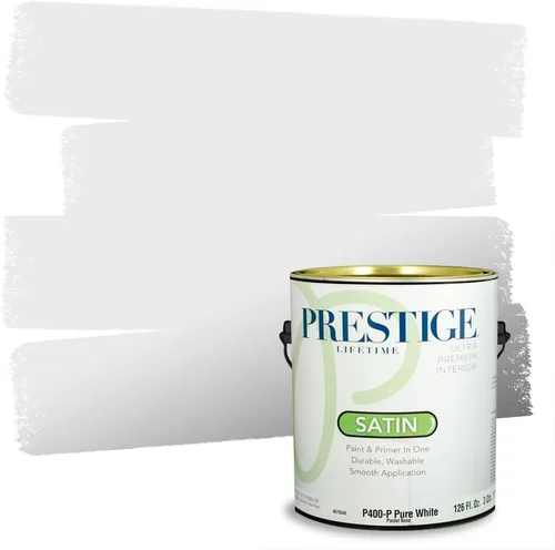 Vista 95 de PRESTIGE Pintura exterior e imprimación en uno, bingo, satén, 1 galón