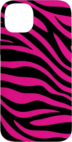 Vista 15 de Zebra Animal Print Pattern Black and Pink Cute Phone Case for iPhone 17