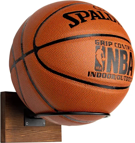 Vista 9 de PUERSI Soporte de Pelota para Montaje en Pared Soporte de Exhibición y Almacenamiento para Baloncesto Fútbol Americano Fútbol Soccer Voleibol