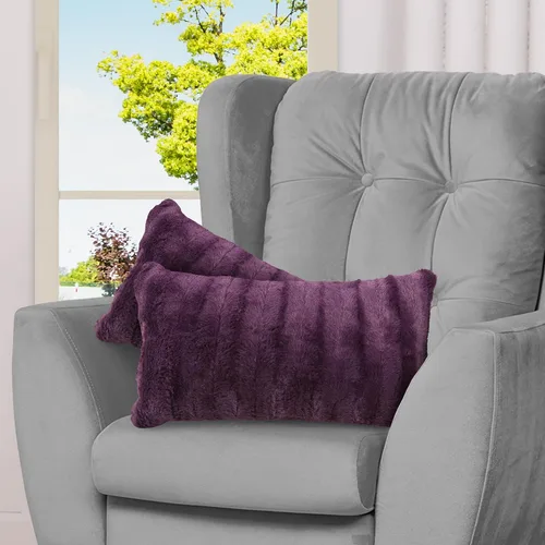 Vista 13 de Cheer Collection Almohadas Decorativas de Piel Sintética - Almohadas Decorativas para Sofá, Almohadas Decorativas para Cama, Almohadas de Acento