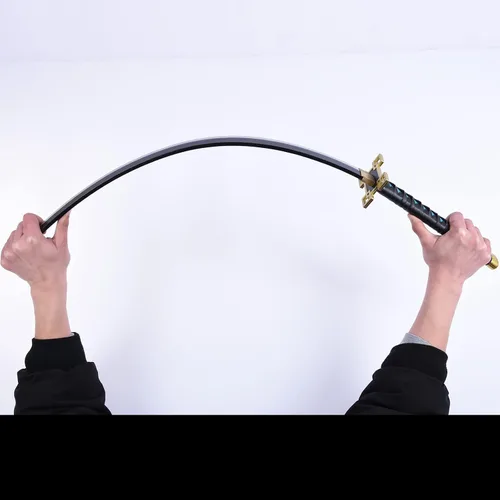 Vista 44 de ziqing Espada para cosplay de Demon Slayer hecha a mano, Katana de 31 pulgadas con múltiples estilos para elegir