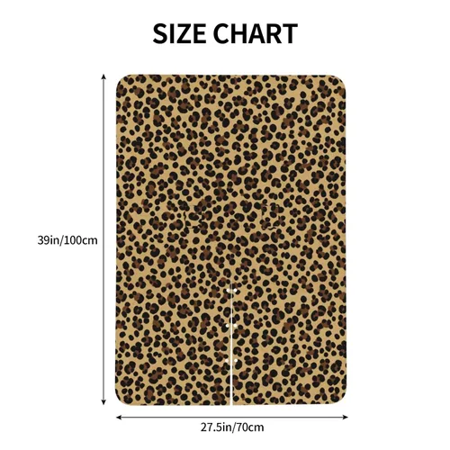 Vista 3 de KiuLoam Toldo de asiento de coche con estampado de guepardo de leopardo animal, funda de lactancia materna, elástica, suave, transpirable