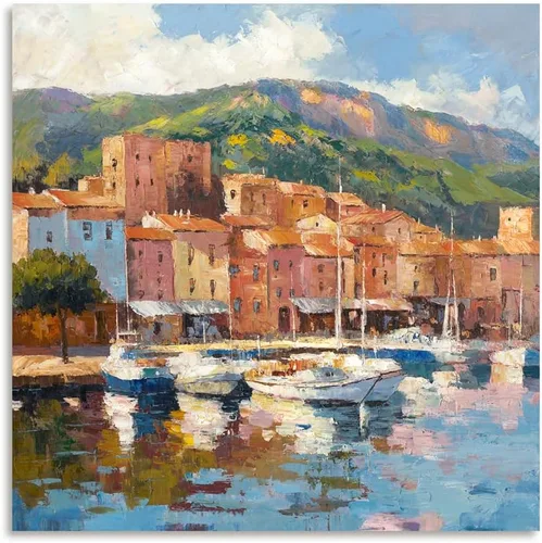 Vista 17 de ATELIYISHU Lienzo decorativo para pared, imágenes al aire libre, arte de pared, impresionismo, paisaje de naturaleza serena, pintura al óleo