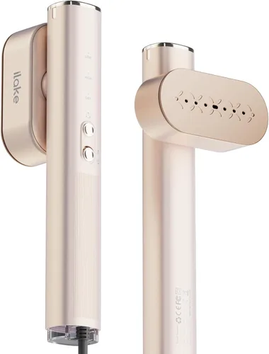Vista 12 de Vaporizador para ropa, vaporizador portátil de 1000 W, tamaño de viaje, 100-240 V de doble voltaje, tanque de 4.1 fl oz, vapor de mano y plancha 2