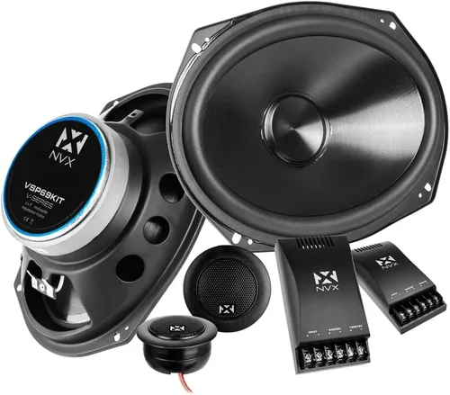 Vista 11 de NVX VSPTW 450W Peak (150W RMS) 1" (25mm) V-Series Silk-Dome - Tweeters y crossovers de audio para automóvil Tweeters y crossovers de audio