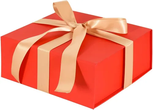 Vista 7 de BEISHIDA Caja de regalo blanca de 11 x 9 x 4.4 pulgadas, cajas de regalo con tapas de cierre magnético para embalaje de regalo, Día del Padre, Día