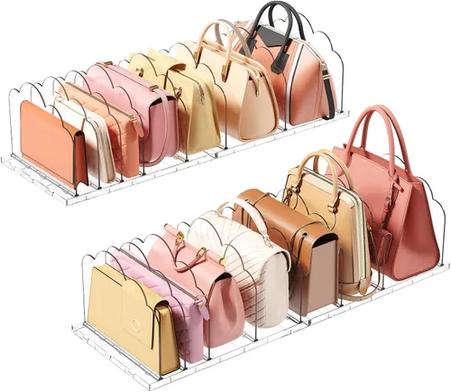Vista 11 de Lifewit Organizador de Bolsos para Armario, Organizador Transparente de Almacenamiento de Bolsos, Soporte Ajustable para Bolsos para Organización