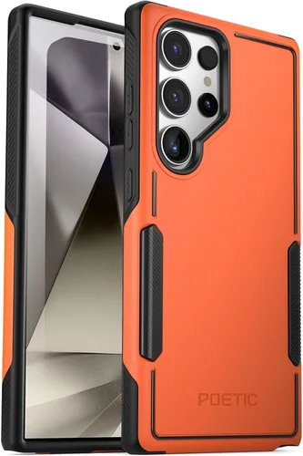 Vista 7 de Poetic Neon Series - Funda compatible con Galaxy S24 Ultra 5G de 6.8 pulgadas, doble capa, resistente, resistente, ligera, delgada, a prueba de Negro