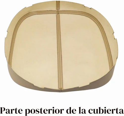 Vista 4 de NLQR - Tapa de consola central, funda de repuesto para reposabrazos de cuero de microfibra, color tostado, compatible con Cadillac Escalade EXT ESV