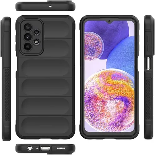 Vista 3 de Aikukiki Funda para Galaxy A32 4G, diseño de rayas 3D de lujo, resistente, sensorial, suave, de silicona completa, a prueba de golpes, para niñas