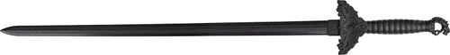 Vista 2 de Master USA Polymer Training Equipment, Black Polypropylene Blade, Martial Arts Training Gear, Rounded Tip- Practice, Cosplay