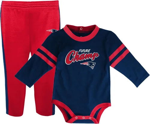 Vista 9 de Outerstuff NFL Little Kicker - Conjunto de 2 piezas para recién nacidos, mameluco y pantalón