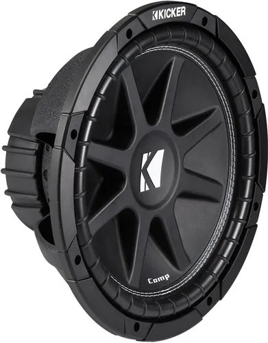 Vista 3 de KICKER Subwoofer y parrilla Paquete de 2 artículos: Subwoofer Comp de 12" SVC 4-ohm con rejilla ABS - 43C124 Sub & GR120 Grill