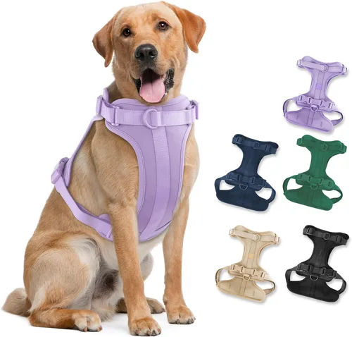 Vista 19 de Wisedog Arnés Ligero Sin Tirones para Perro: Arnés de Chaleco de Malla Transpirable Ajustable para Mascotas con Cojín Suave y Cómodo, para Perros