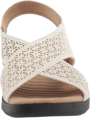 Vista 2 de Easy Street Sandalias Claudia con espalda descubierta, estilo casual, color negro