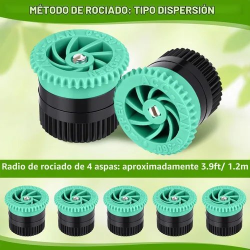 Vista 4 de Honoson 16 Piezas Cabezales de Aspersores Emergentes de Repuesto de Boquilla de Radio de Arco Variable de Alta Eficiencia Compatibles con Aspersores