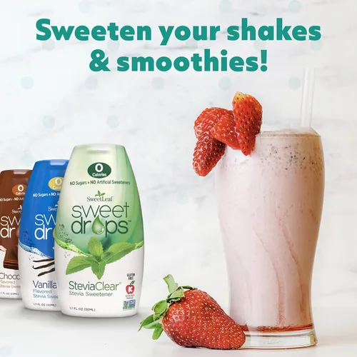 Vista 5 de SweetLeaf Sweet Drops - Edulcorante líquido de stevia saborizado, extracto de stevia, cero calorías, sin gluten, apto para dieta cetogénica, sin
