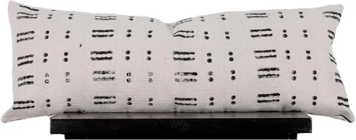 Vista 40 de Trade Star Mudcloth - Funda de cojín decorativa para lumbar, 100% algodón, color índigo, estilo granja, funda de almohada gruesa, estilo bohemio