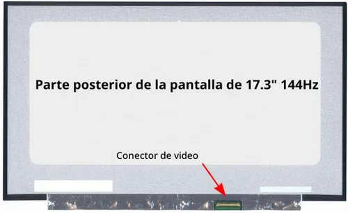 Vista 2 de SCREENARAMA Nuevo reemplazo de pantalla para B173HAN04.9, 144Hz, FHD 1920x1080, mate, pantalla LED LCD con herramientas