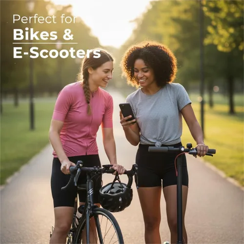 Vista 4 de Cámara de bicicleta 4K con seguimiento GPS, computadora de ciclismo y faro – Spedal S1 30FPS Action Cam con 6 ejes EIS, gran angular de 132°