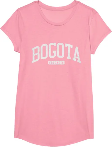 Vista 78 de Camiseta estilo universitario de Bogotá Colombia, Negro