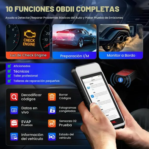 Vista 6 de Autel Escáner MaxiDiag MD906 PRO, herramienta de escaneo de diagnóstico