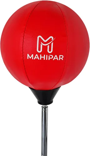 Vista 8 de Saco de boxeo con soporte para adultos y adolescentes - Saco de boxeo pesado, bolsa de boxeo y equipo de boxeo con bolsa de reflejos, bolsa