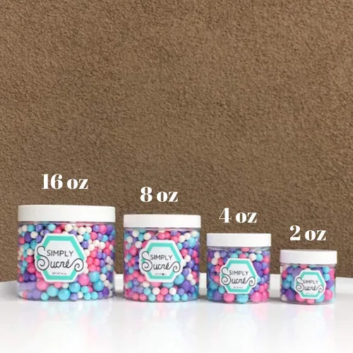 Vista 7 de Simply Sucré - Mezcla de brujas, gránulos comestibles de Halloween de alta calidad, decoraciones espeluznantes para pasteles negros, verdes