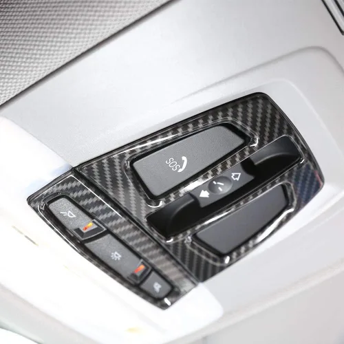 Vista 3 de YIWANG Cubierta de luz de lectura delantera para interior de automóvil ABS para BMW 1 2 3 4 Series F20 F21 F45 F46 F30 GT F34 para BMW X1 F48 X5 F15
