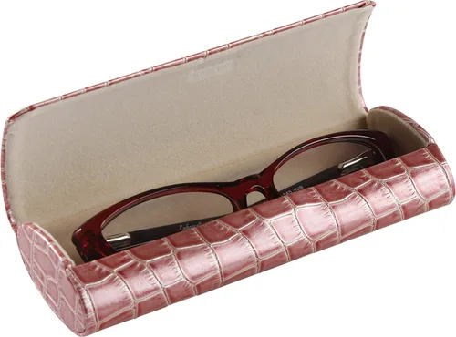Vista 35 de Ron's Optical Clamshell - Funda rígida para lentes de lectores de marcos pequeños a medianos para mujeres y hombres