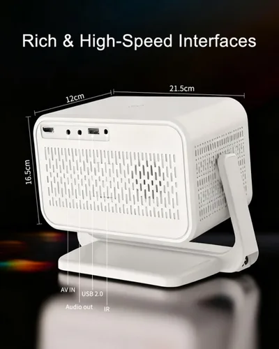 Vista 8 de [1800 Lúmenes ANSI/Enfoque Automático] Proyector Bluetooth WiFi 5G Actualización 2025, Compatible con 4K Native 1080P Full HD Smart Proyector