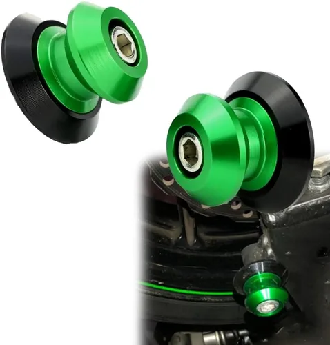Vista 7 de Xitomer M10 X1.25 Motocicleta Universal Swing Arm Sliders Carretes CNC Swing Arm Stand Tornillo Ajuste para ZX-6R 10R Z1000 Z750 ZX-9R ZX-12R
