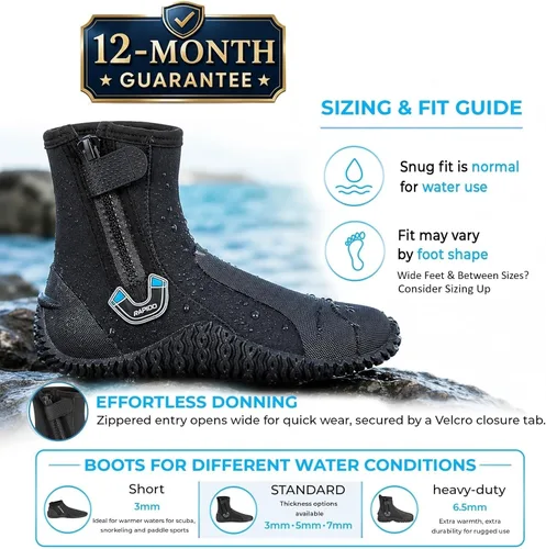 Vista 7 de Phantom Aquatics Rapido 5mm Wise Boots