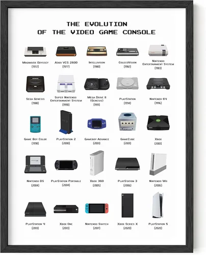 Vista 25 de HAUS AND HUES Arte de videojuegos, pósteres de videojuegos para habitación de niños, decoración de sala de juegos para decoración de pared de niños