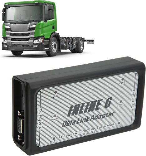 Vista 2 de Herramienta de escaneo de diagnóstico resistente, para kit de adaptador de enlace de datos en línea 6 escáner OBD2 para Cummins Engine J1939 J1708