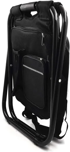 Vista 6 de Taburete plegable aislado bolsa de refrigeración mochila silla playa pesca camping senderismo [Número de artículo: ET-Seat001]